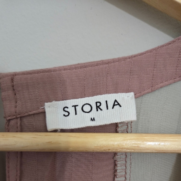 Striped Ruffle Romper - Picture 7 of 9